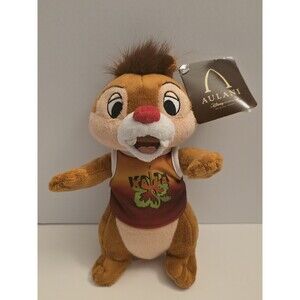 Plush 10" Chip w/Shirt Chip & Dale Aulani Resort and Spa Disney Stuffed Animal